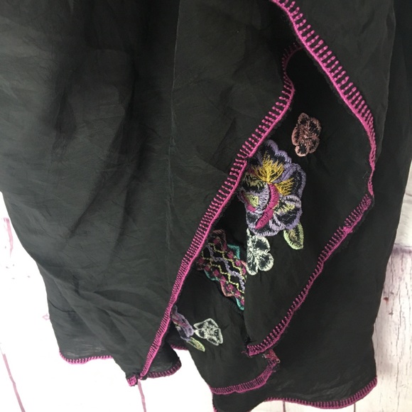 Johnny Was Embroidered Peta Slip Dress Size XL - Picture 7 of 16